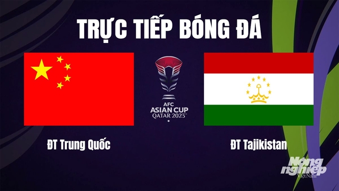 Trực tiếp bóng đá Asian Cup 2023 giữa ĐT Trung Quốc vs ĐT Tajikistan hôm nay 13/1/2024