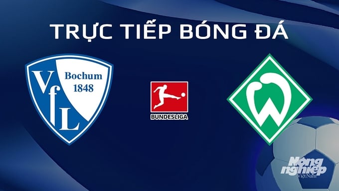Trực tiếp bóng đá Bundesliga 2023/24 giữa Bochum vs Werder Bremen hôm nay 14/1/2024