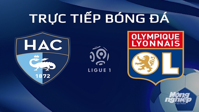 Trực tiếp bóng đá Ligue 1 (VĐQG Pháp) 2023/24 giữa Le Havre vs Lyon hôm nay 14/1/2024