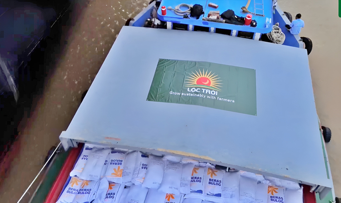 Tổng sản lượng gạo của Lộc Trời cung cấp cho Perum Bulog – Cơ quan Hậu cần của Chính phủ Indonesia lên đến 180 nghìn tấn.