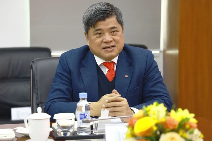 Thứ trưởng Trần Thanh Nam phát biểu tại buổi gặp mặt. 