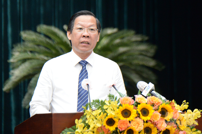 Chủ tịch UBND TP.HCM Phan Văn Mãi. Ảnh: Nguyễn Thủy.
