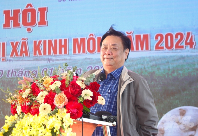 Theo Bộ trưởng Bộ NN-PTNT Lê Minh Hoan, Kinh Môn hôm nay đã thực sự trở thành một miền quê đáng sống, đáng đến, đáng để quay về. Ảnh: Trung Quân.