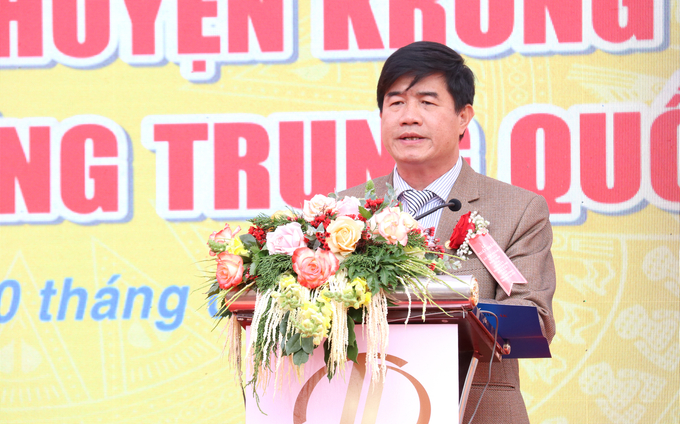 Ông Nguyễn Thiên Văn, Phó Chủ tịch UBND tỉnh Đắk Lắk cho biết, xuất khẩu chính ngạch sẽ mở ra cơ hội lớn cho ngành yến sào của địa phương. Ảnh: Quang Yên.