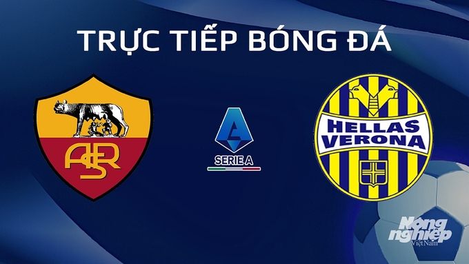 Trực tiếp bóng đá Serie A 2023/24 giữa AS Roma vs Hellas Verona ngày 21/1/2024