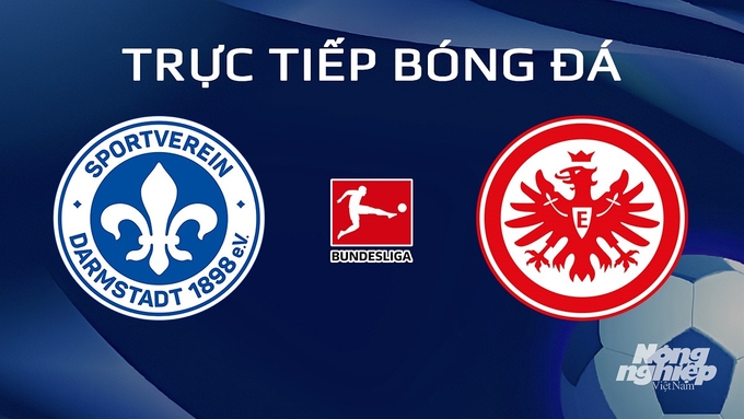 Trực tiếp bóng đá Bundesliga 2023/24 giữa Darmstadt vs Eintracht Frankfurt hôm nay 20/1/2024