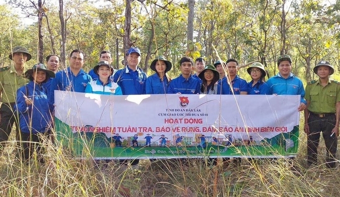 Chương trình hoạt động trải nghiệm tuần tra, bảo vệ rừng do Vườn quốc gia Yok Đôn phối hợp tổ chức.