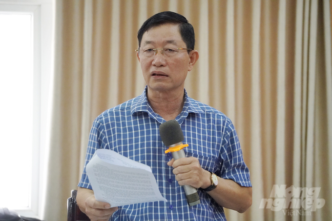 Phó Chánh thanh tra (Bộ NN-PTNT) Đào Văn Thanh. Ảnh: Nguyễn Thủy.