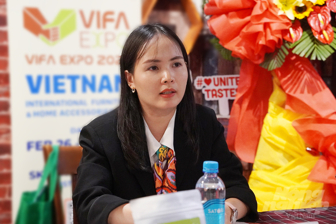 Bà Phan Thị Phương Hoa, Chuyên viên Vụ Tổng hợp kinh tế, Bộ Ngoại giao. Ảnh: Nguyễn Thủy.