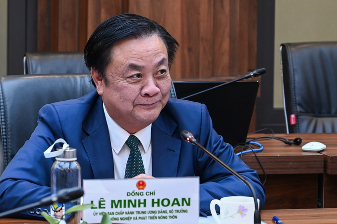 Bộ trưởng Lê Minh Hoan chia sẻ về trách nhiệm đảm bảo an ninh lương thực toàn cầu.
