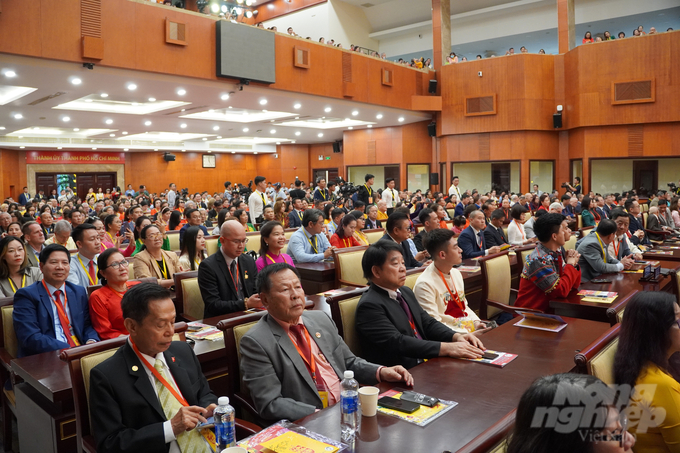 Gần 1.000 kiều bào tham gia họp mặt Xuân Quê hương 2024. Ảnh: Nguyễn Thủy.