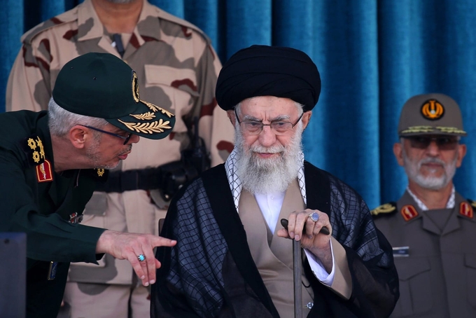Lãnh tụ Tối cao Iran Ayatollah Ali Khamenei. Ảnh: AP.