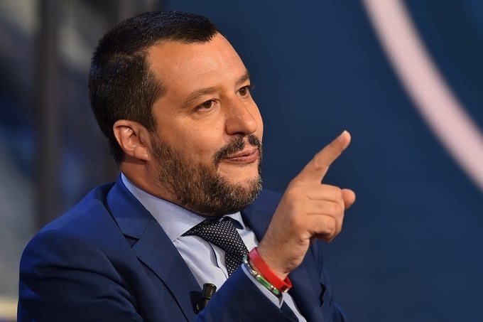 Phó Thủ tướng Italy Matteo Salvini. Ảnh: AFP.