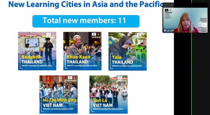 Các thành phố học tập toàn cầu mới tại khu vực châu Á - Thái Bình Dương.