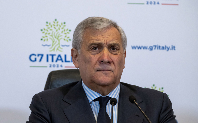Ngoại trưởng Italy Antonio Tajani. Ảnh: AP.