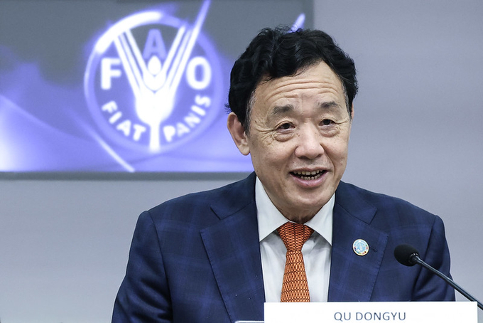 Dr. QU Dongyu, Director-General, Food and Agriculture Organization of the United Nations (FAO). 