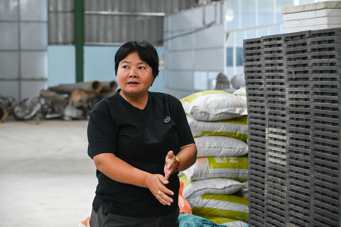Ms. Dao Thi Nhu He, Director of Saigon Kim Hong Company, was the first person to bring direct seeding machines to Vietnam. Photo: Quynh Chi.