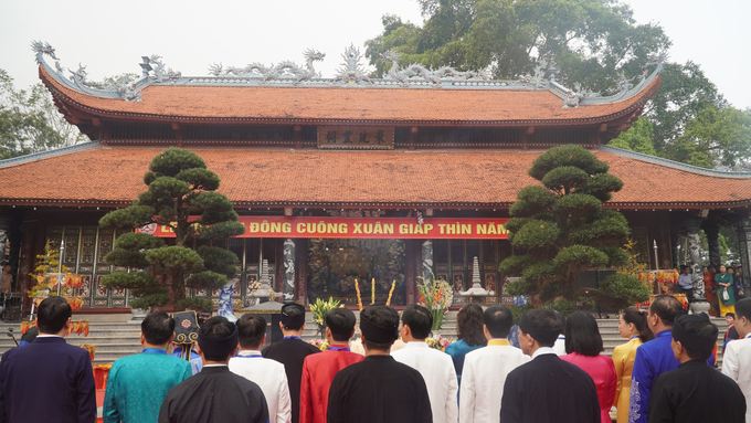 Quần thể di tích đền Đông Cuông được xếp hạng di tích lịch sử văn hóa Quốc gia vào năm 2009. Ảnh: Thanh Tiến.