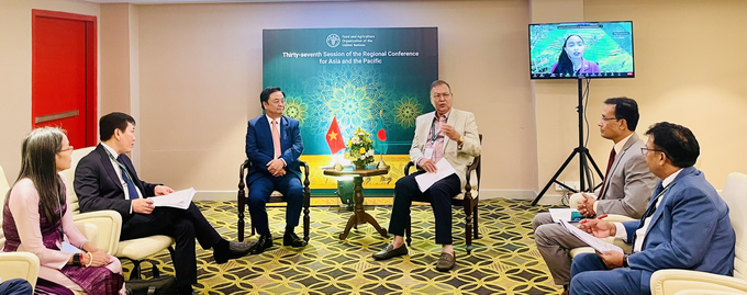 The Ministry of Agriculture and Rural Development of Vietnam and Bangladesh will promote bilateral agricultural trade. Photo: ICD.