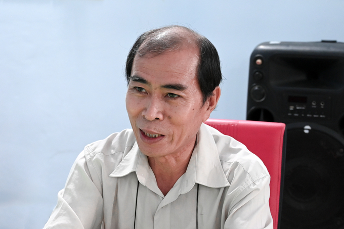 Ông Nguyễn Phú Cường, Giám đốc điều hành HTX Vọng Đông. Ảnh: Quỳnh Chi.