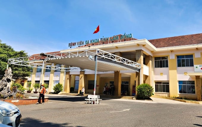 Bệnh viện Đa khoa Lâm Đồng nơi xảy ra vụ nhầm phim X-quang. Ảnh: Báo Lâm Đồng.