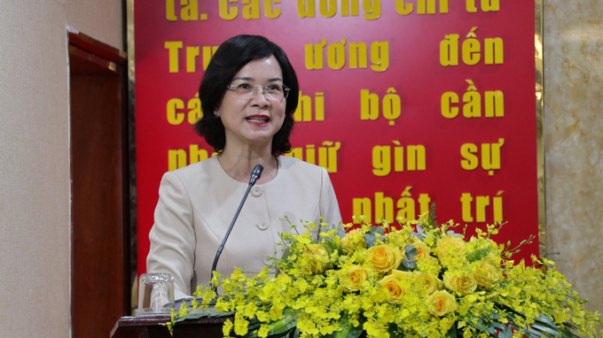Bà Trần Tuyết Minh phấn khởi thông tin tình hình kinh tế - xã hội tỉnh Bình Phước năm 2023, nhiệm vụ trọng tâm 2024.