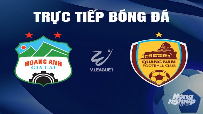 Trực tiếp bóng đá V-League 2023/24 giữa HAGL vs Quảng Nam hôm nay 23/2/2024