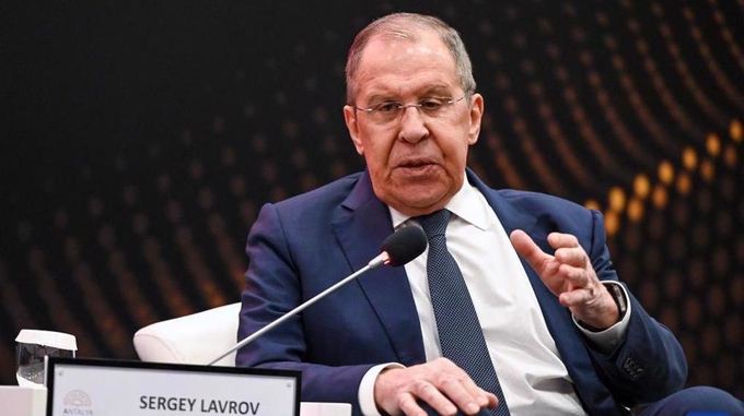 Ngoại trưởng Nga Sergei Lavrov tại Diễn đàn Ngoại giao ở thành phố Antalya, Thổ Nhĩ Kỳ hôm 2/3. Ảnh: Tân Hoa Xã.