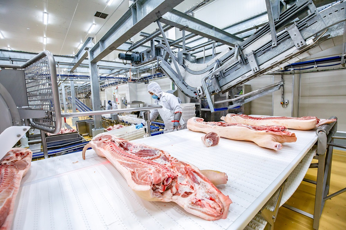 Tháng 1/2024, Việt Nam xuất khẩu được gần 1,87 nghìn tấn thịt và sản phẩm thịt, trị giá 9,38 triệu USD. Ảnh: MeatDeli.