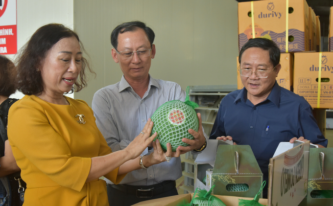 Mrs. Nguyen Thi Hong Thu, owner of Chanh Thu business. Photo: Minh Dam.