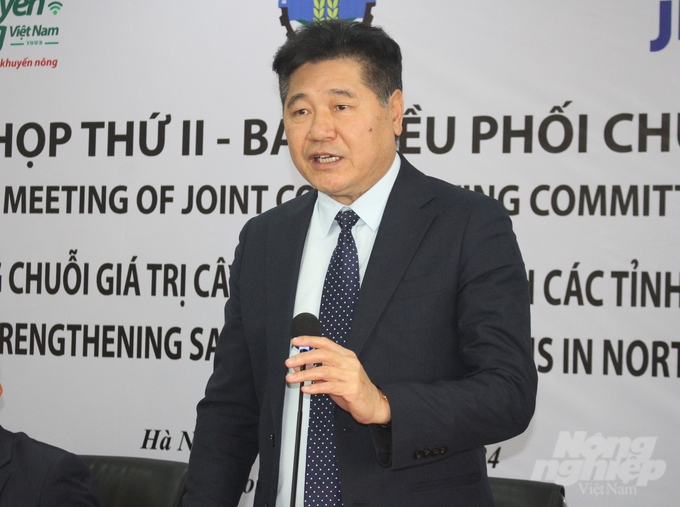 Mr. Le Quoc Thanh, Head of The National Agricultural Extension Center hoping that activities will continue, even grow, and deliver tangible results to the communities even after the project concludes.