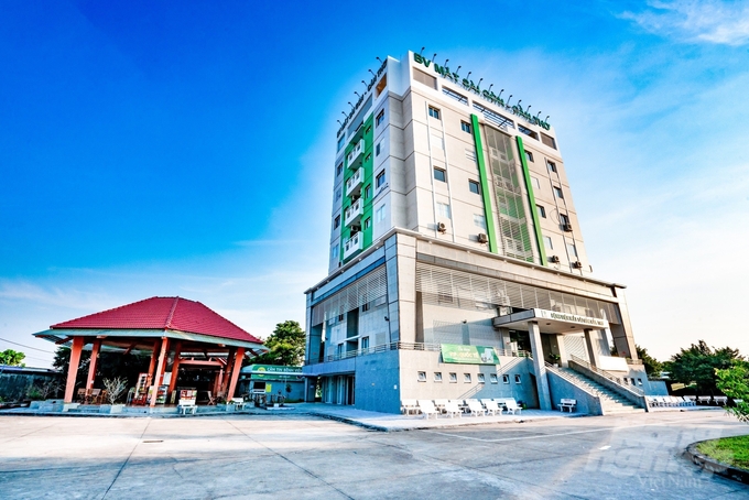 Trụ sở bệnh viện Mắt Sài Gòn Cần Thơ. Ảnh: Lê Hoàng Vũ.