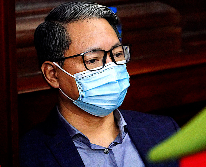 Bị cáo Nguyễn Cao Trí tại phiên tòa ngày 11/3. Ảnh: HT.