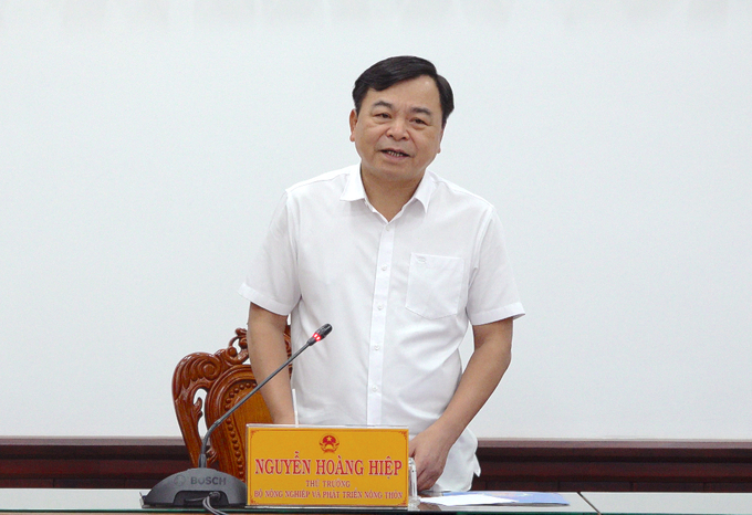Thứ trưởng Nguyễn Hoàng Hiệp cho biết, đến năm 2026 cơ bản hoàn thành dự án JICA 3. Ảnh: Minh Đảm.