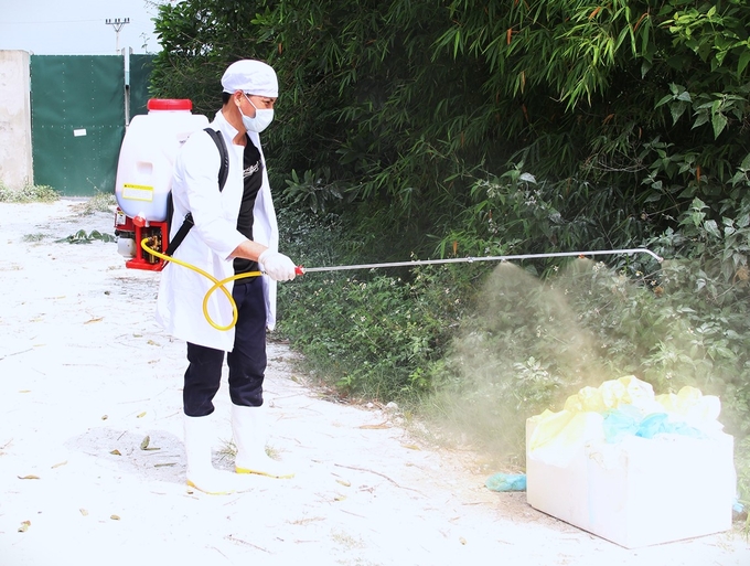Trong tháng 3/2024, tỉnh Thái Nguyên sẽ đồng loại triển khai Tháng tổng vệ sinh, khử trùng, tiêu độc môi trường. Ảnh: Phạm Hiếu.