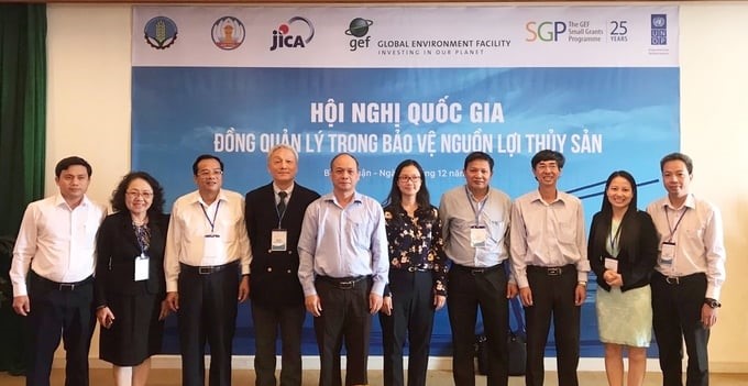 Former Deputy Minister of Agriculture and Rural Development Vu Van Tam chaired the National Conference on Co-Management in Protecting Aquatic Resources in Binh Thuan province in 2017.