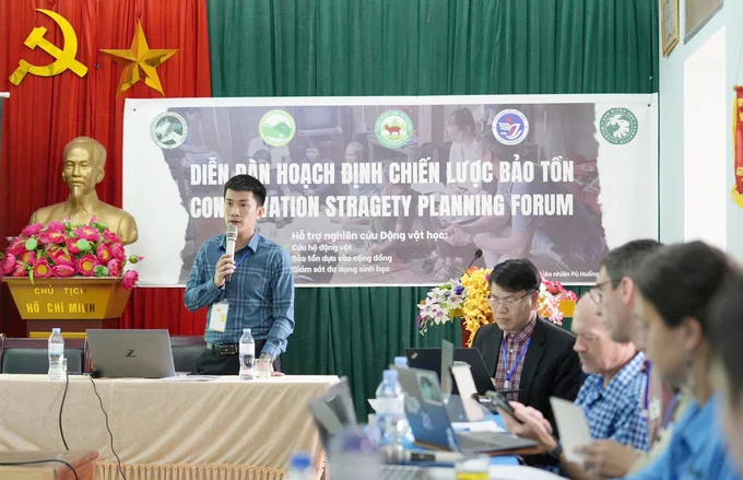 'Conservation Strategy Planning Forum' aims at a long-term strategy to restore and develop wildlife populations in the Truong Son range ecological area. Photo: Pu Huong Nature Reserve.