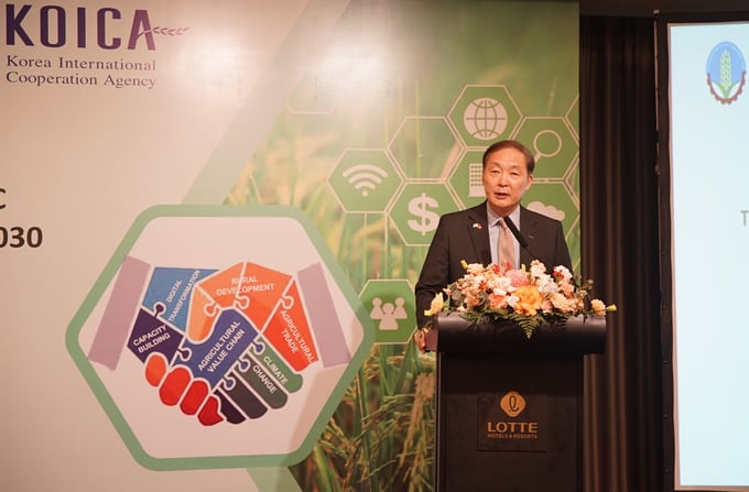 Ông Chang Won Sam, Chủ tịch Cơ quan hợp tác quốc tế Hàn Quốc (KOICA) cho biết, nông nghiệp tiếp tục là lĩnh vực hợp tác trọng điểm giữa hai bên. 