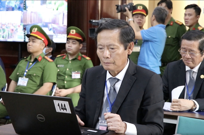 Luật sư Phan Trung Hoài, bào chữa cho bị cáo Trương Mỹ Lan. Ảnh: HT.