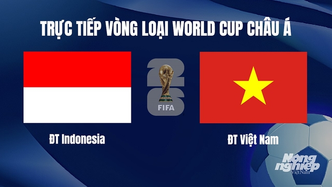 Trực tiếp bóng đá tại vòng loại World Cup giữa Indonesia vs Việt Nam hôm nay 21/3/2024