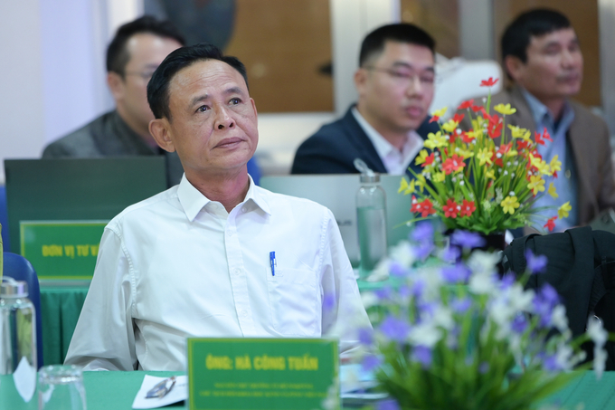 Former Permanent Deputy Minister of Agriculture and Rural Development Ha Cong Tuan attended events on International Day of Forests 2024 on March 21 at Cuc Phuong National Park. Photo: Tung Dinh.