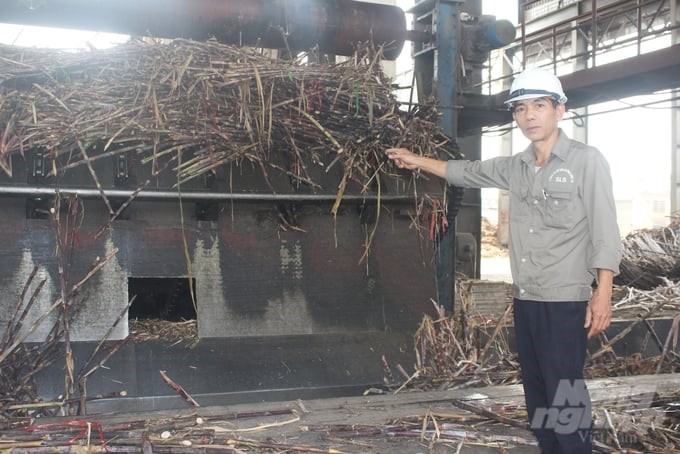 Son La Sugar Company invests in a modern line system to produce quality products and utilize all by-products to produce fertilizer and generate electricity. Photo: Trung Quan.