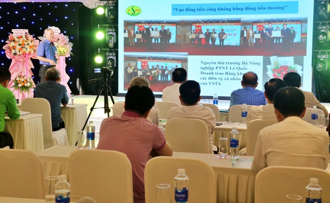 Thông qua Hội nghị, các doanh nghiệp thành viên của VSTA đã đóng góp ý kiến hướng đến phát triển ngành giống cây trồng vững mạnh. Ảnh: PT.