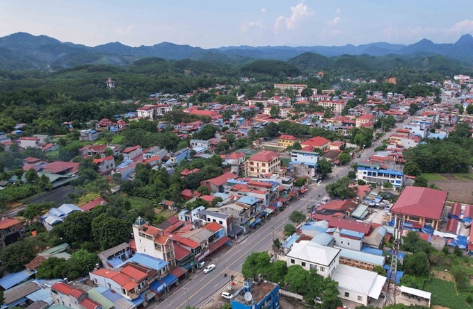 Huyện Định Hóa, tỉnh Thái Nguyên đã đạt các tiêu chí huyện nông thôn mới.