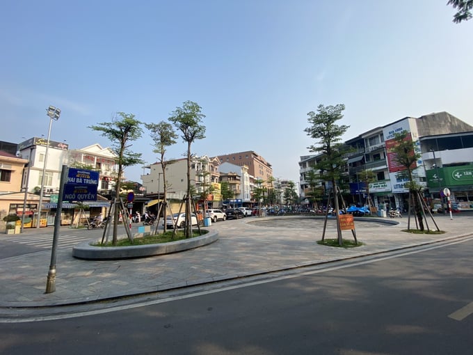 Một dự án trồng cây xanh tại thành phố Huế, tỉnh Thừa Thiên - Huế. Ảnh: CĐ.