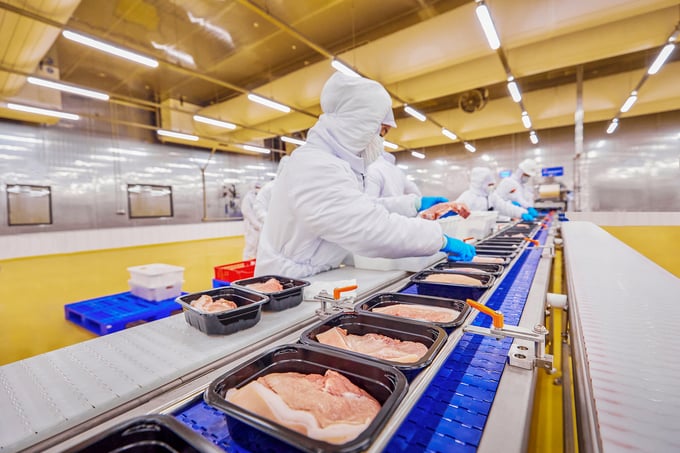 Thịt ủ mát được sản xuất theo công nghệ châu Âu tại tổ hợp nhà máy chế biến thịt mát MEATDeli.