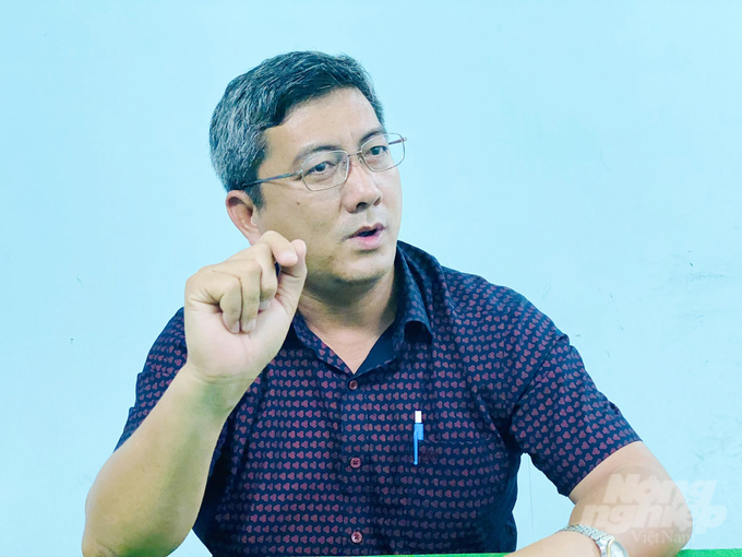 TS Trần Minh Hải, Phó hiệu trưởng Trường Chính sách công và phát triển nông thôn (Bộ NN-PTNT). Ảnh: Lê Hoàng Vũ.