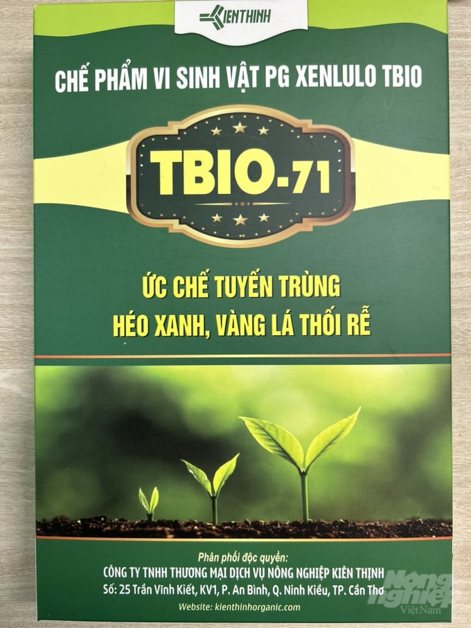 TBIO-71 giải pháp hiệu quả kiểm soát tuyến trùng và nấm bệnh trên cây trồng. Ảnh: Lê Hoàng Vũ.