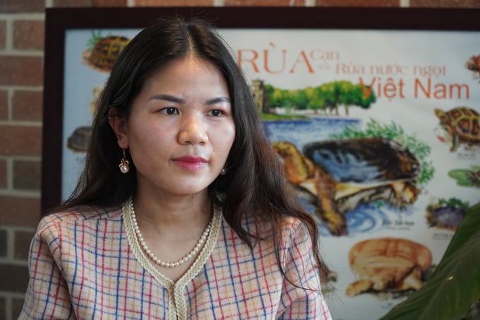 Bà Bùi Thị Hà, Phó Giám đốc Trung tâm Giáo dục Thiên nhiên (ENV). Ảnh: Hùng Khang.