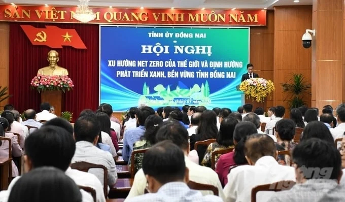 Dong Nai determines sustainable development, setting the goal of reducing greenhouse gas emissions to zero - achieving 'net zero' by 2050. Photo: HP.